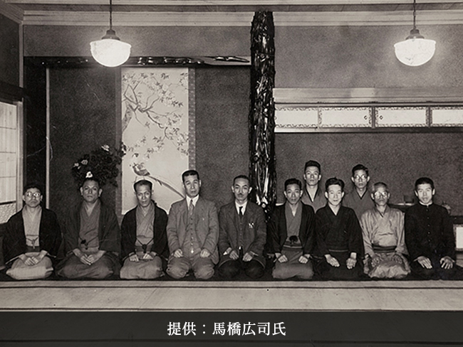 広間 提供：⾺橋広司⽒